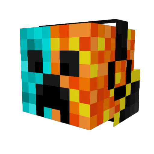 RumMonkey121 Minecraft avatar head, 3D render