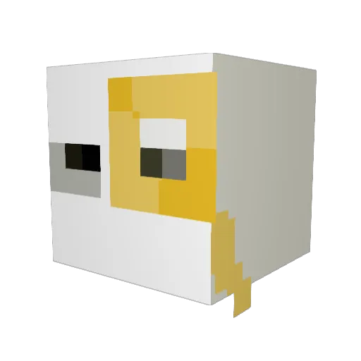 RumbleRiox Minecraft avatar head, 3D render
