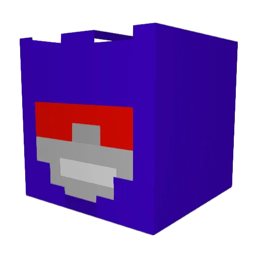 Rumble_TheKidd Minecraft avatar head, 3D render