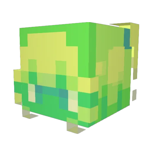 Rumblebutter Minecraft avatar head, 3D render