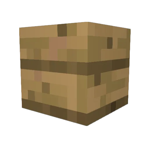 Rumblixx Minecraft avatar head, 3D render