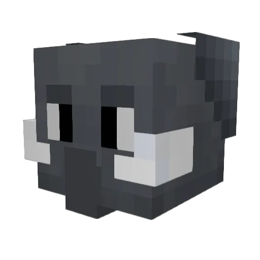 RumboMC Minecraft avatar head, 3D render