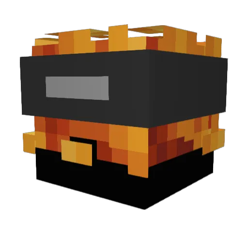 Rumel17 Minecraft avatar head, 3D render