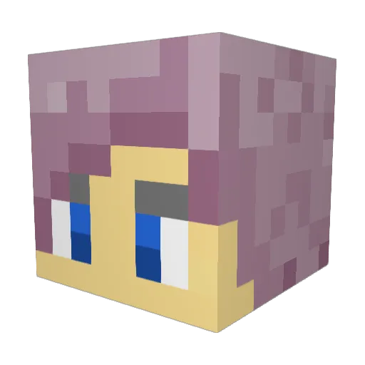 Rumi_0823 Minecraft avatar head, 3D render