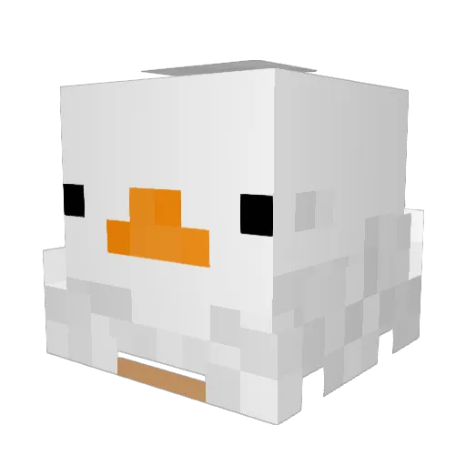 Rumker0 Minecraft avatar head, 3D render