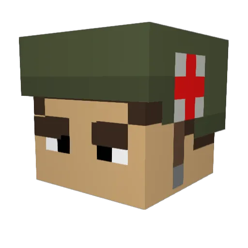 RumpelKiste2015 Minecraft avatar head, 3D render