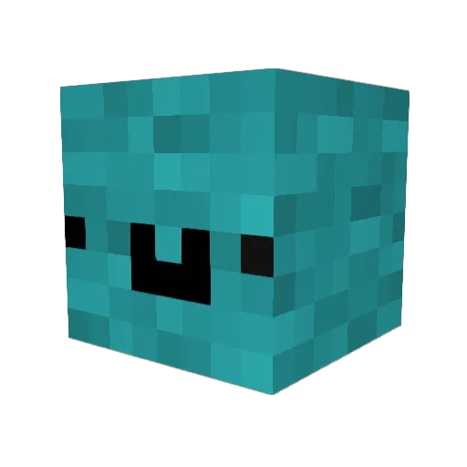 Rumyd Minecraft avatar head, 3D render