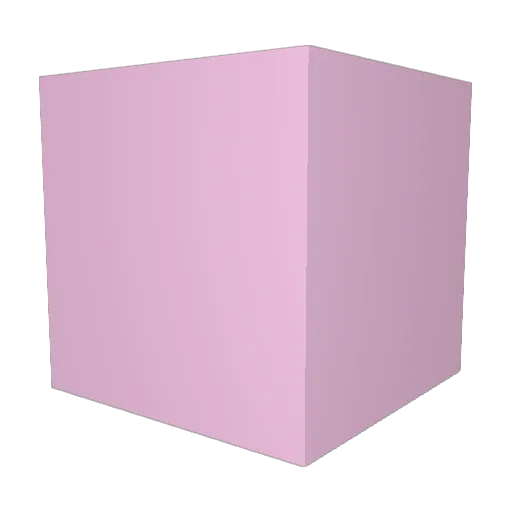 RunAlong Minecraft avatar head, 3D render
