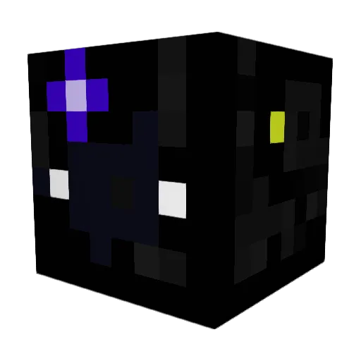 RunBluebeetle Minecraft avatar head, 3D render