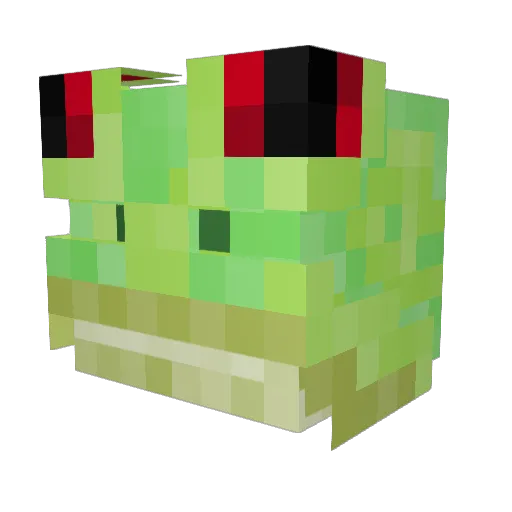 RunRabit Minecraft avatar head, 3D render