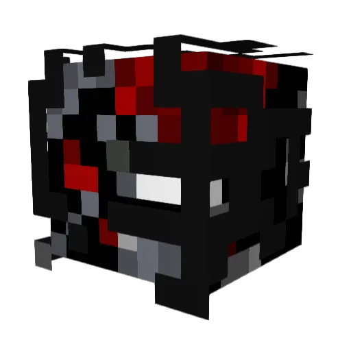 RunTsFade Minecraft avatar head, 3D render