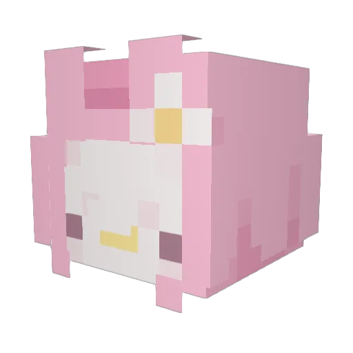 Runa_Stella Minecraft avatar head, 3D render
