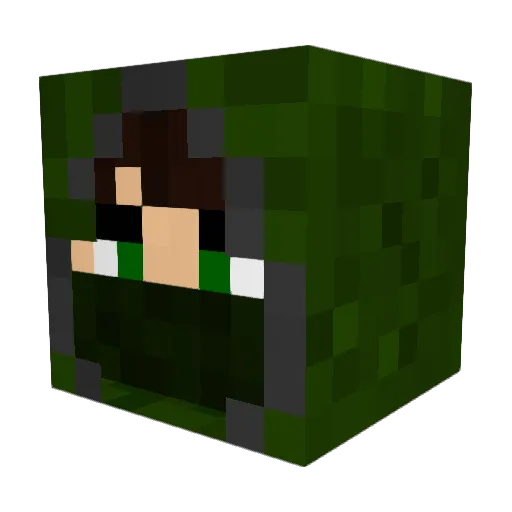 Runar_IV Minecraft avatar head, 3D render