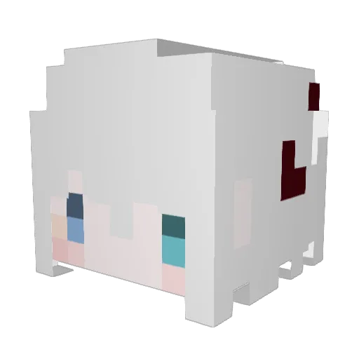 Rund_Rund Minecraft avatar head, 3D render