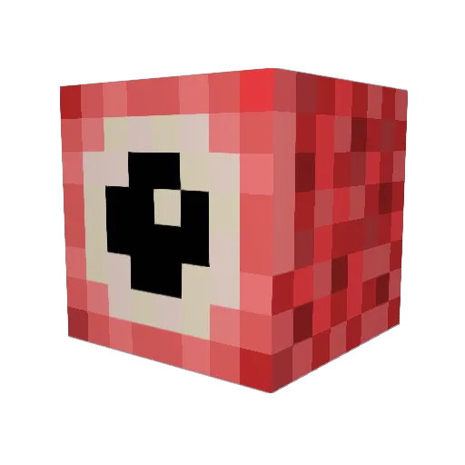Rundermin Minecraft avatar head, 3D render