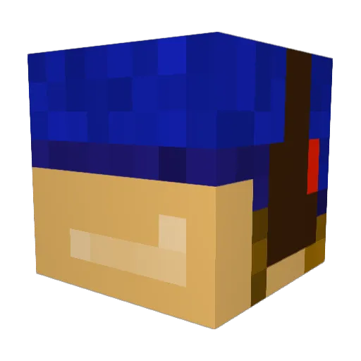RundownSheep Minecraft avatar head, 3D render