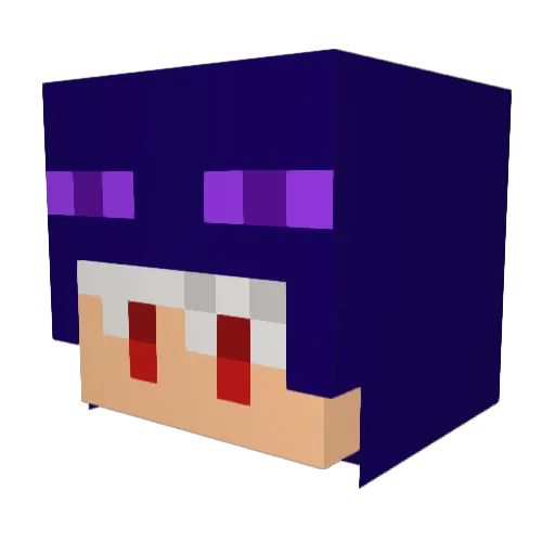 Rune5244 Minecraft avatar head, 3D render