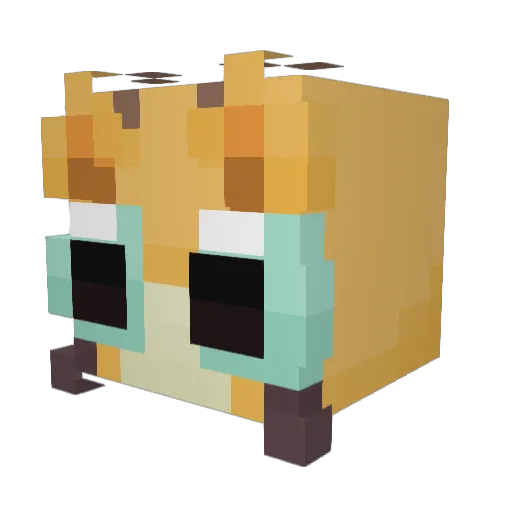 RuneNim_02 Minecraft avatar head, 3D render