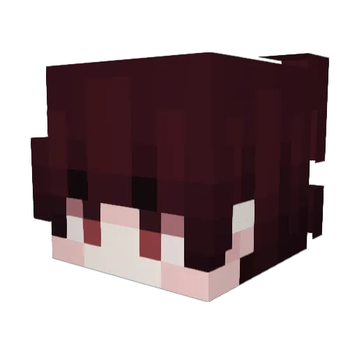 RuneTV Minecraft avatar head, 3D render