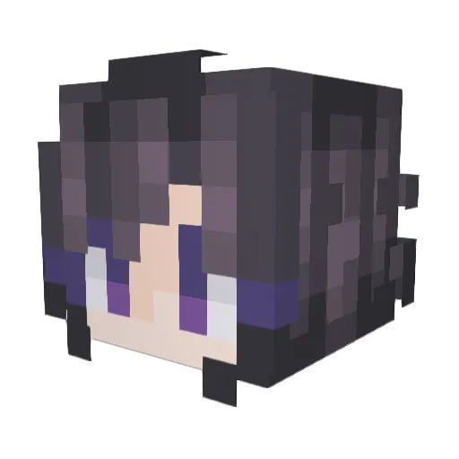 RuneTheawesome Minecraft avatar head, 3D render