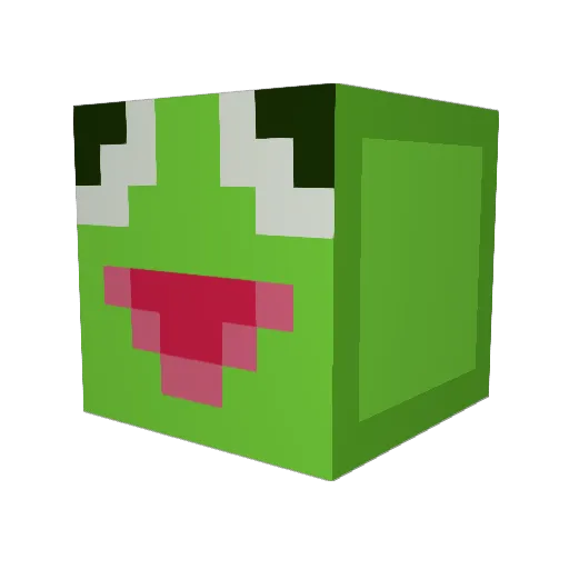 RuneZed Minecraft avatar head, 3D render