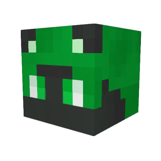 Rune_Retrose Minecraft avatar head, 3D render