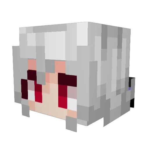 Runedragonx Minecraft avatar head, 3D render