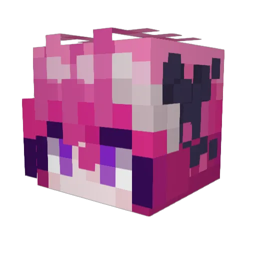 Runehawk Minecraft avatar head, 3D render