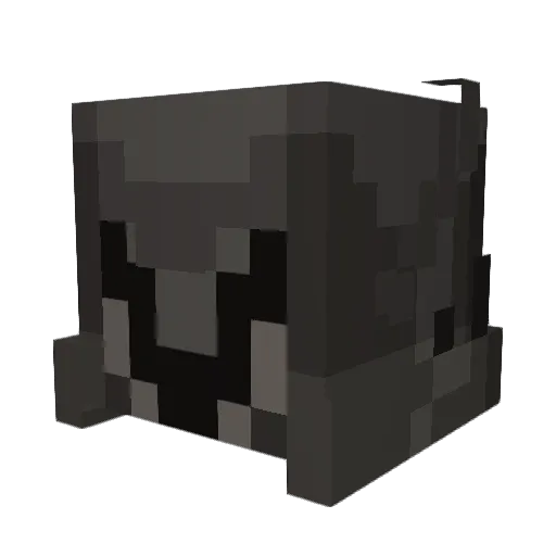 Runhegotagun Minecraft avatar head, 3D render