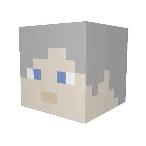 RunicLynx Minecraft avatar head, 3D render