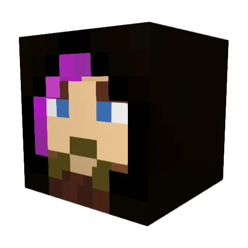 RunicScribe Minecraft avatar head, 3D render