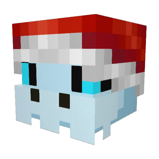 RunicWiseDragon Minecraft avatar head, 3D render