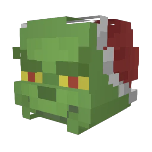 RunkPipestein Minecraft avatar head, 3D render