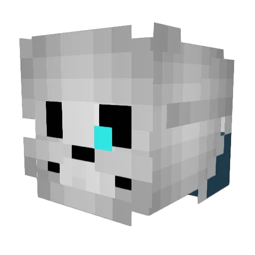 RunnanPlays Minecraft avatar head, 3D render
