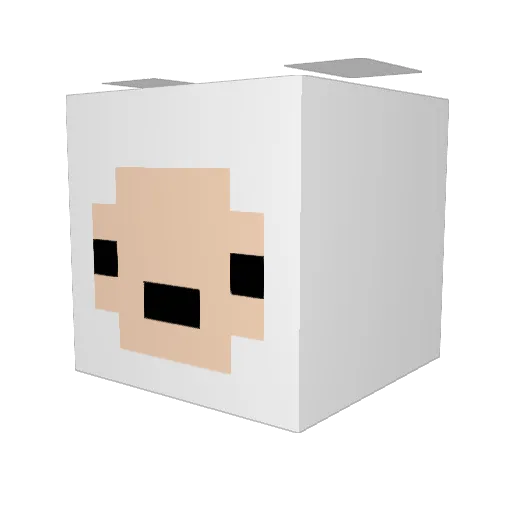 RunningZeus5334 Minecraft avatar head, 3D render