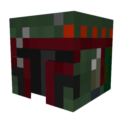 RunnyScoops Minecraft avatar head, 3D render