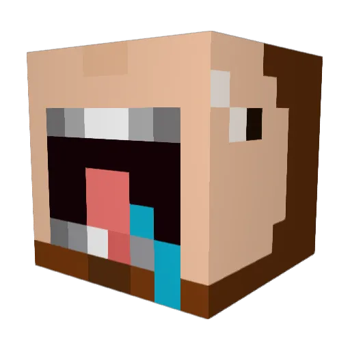 Runnypizza338 Minecraft avatar head, 3D render