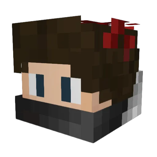 Runyx1325 Minecraft avatar head, 3D render