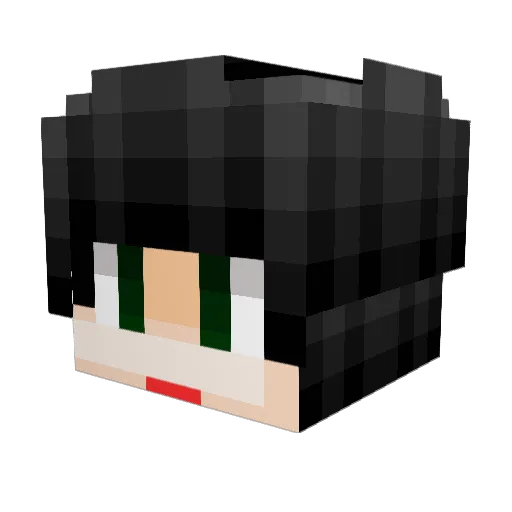 Runz3ro Minecraft avatar head, 3D render