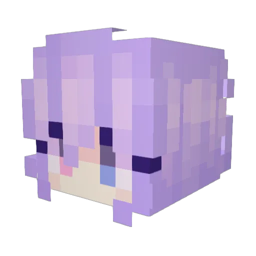 RuoXi_QuQ Minecraft avatar head, 3D render