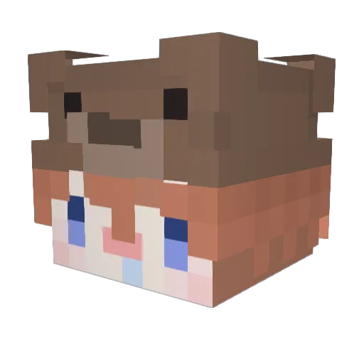 Minecraft-Avatar von Ruomeng321: Kopf als 3D-Render
