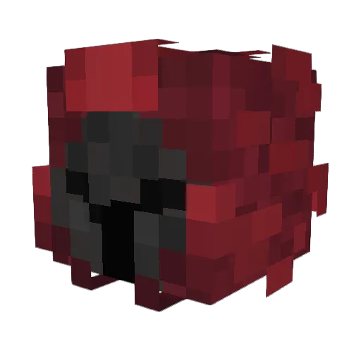 Rupet_ Minecraft avatar head, 3D render