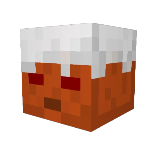 RupturedHeaven Minecraft avatar head, 3D render