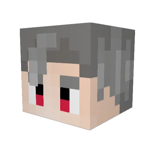 RusHour73 Minecraft avatar head, 3D render