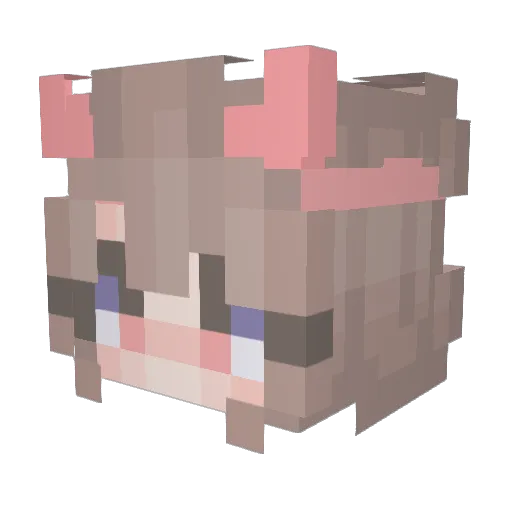 RusMax64946 Minecraft avatar head, 3D render