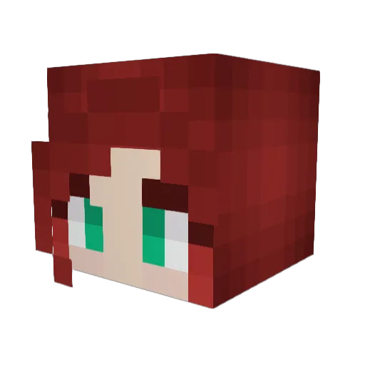 Rusca67 Minecraft avatar head, 3D render