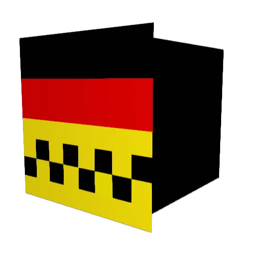 Rushdeo Minecraft avatar head, 3D render