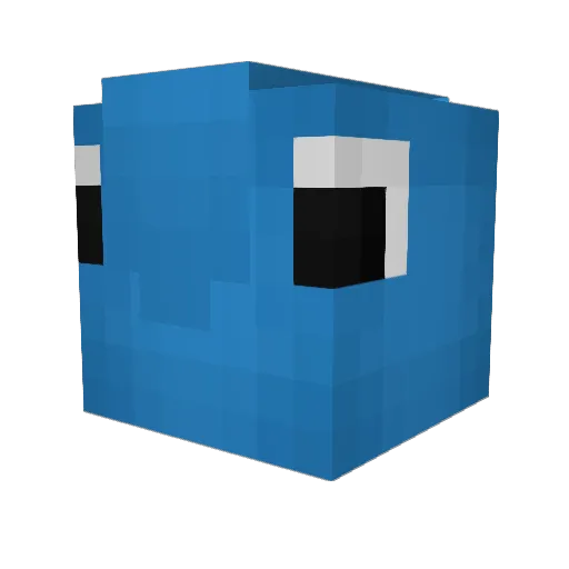 RusikGogov Minecraft avatar head, 3D render