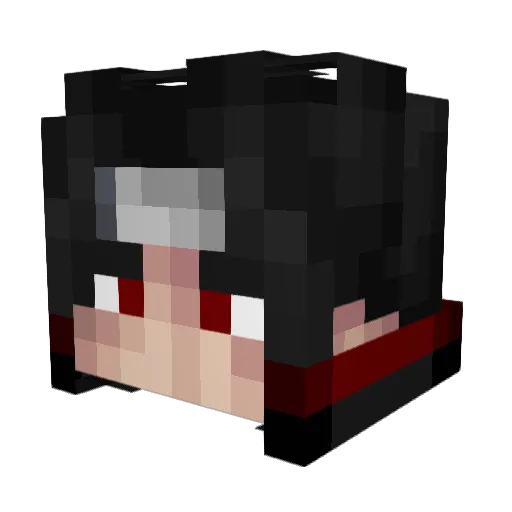 RusioVdolf Minecraft avatar head, 3D render