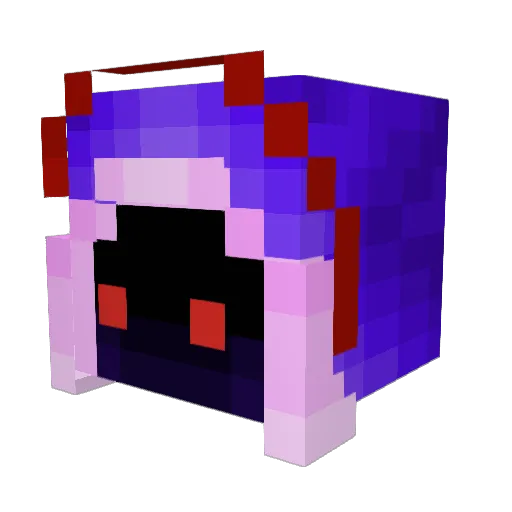 RuskyboyYT Minecraft avatar head, 3D render